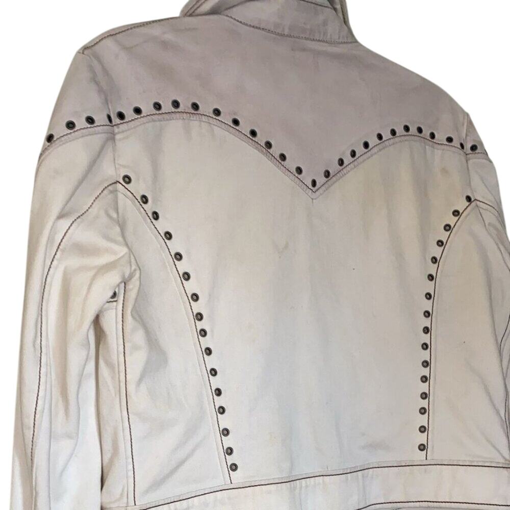 JAKETT New York Genuine Leather and Twill Lightweight Zip Jacket - Picture 9 of 14